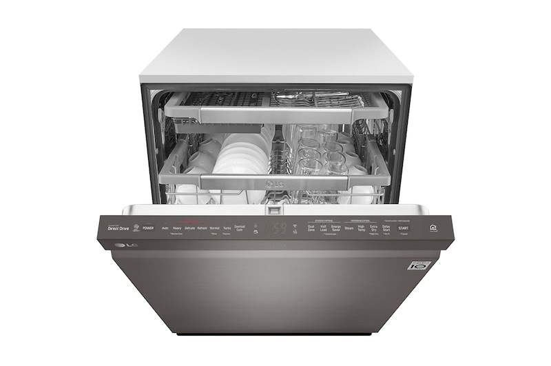 LG Lavavajillas LG QuadWash™ TrueSteam™ con LGThinQ™ WiFi de Empotre, LDP7708BD