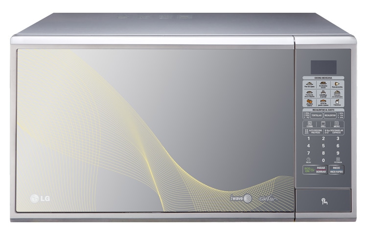 LG HORNO DE MICROONDAS LG GRILL 2 EN 1 1.4 PIES³ ESPEJO SILVER, MH1443AKS