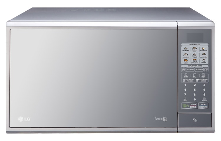LG HORNO DE MICROONDAS LG GRILL 2 EN 1 1.4 pies³ SILVER Y ESPEJO EN PUERTA, MH1443SSM
