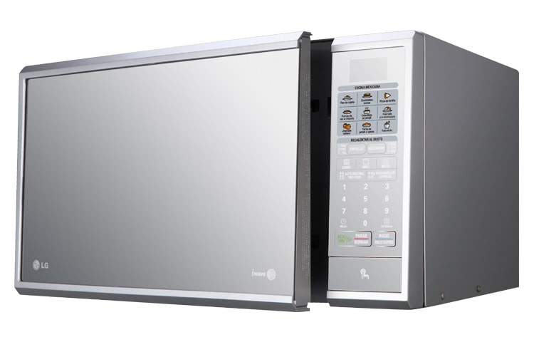 LG HORNO DE MICROONDAS LG GRILL 2 EN 1 1.4 pies³ SILVER Y ESPEJO EN PUERTA, MH1443SSM