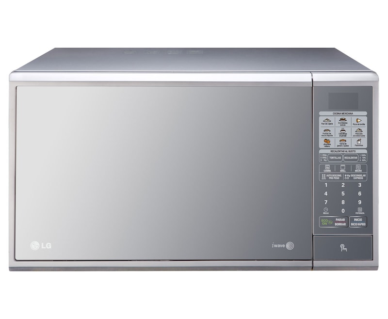 LG HORNO DE MICROONDAS LG GRILL 2 EN 1 1.4 pies³ SILVER Y ESPEJO EN PUERTA, MH1443SSM