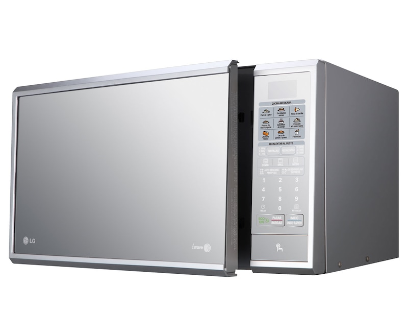 LG HORNO DE MICROONDAS LG GRILL 2 EN 1 1.4 pies³ SILVER Y ESPEJO EN PUERTA, MH1443SSM