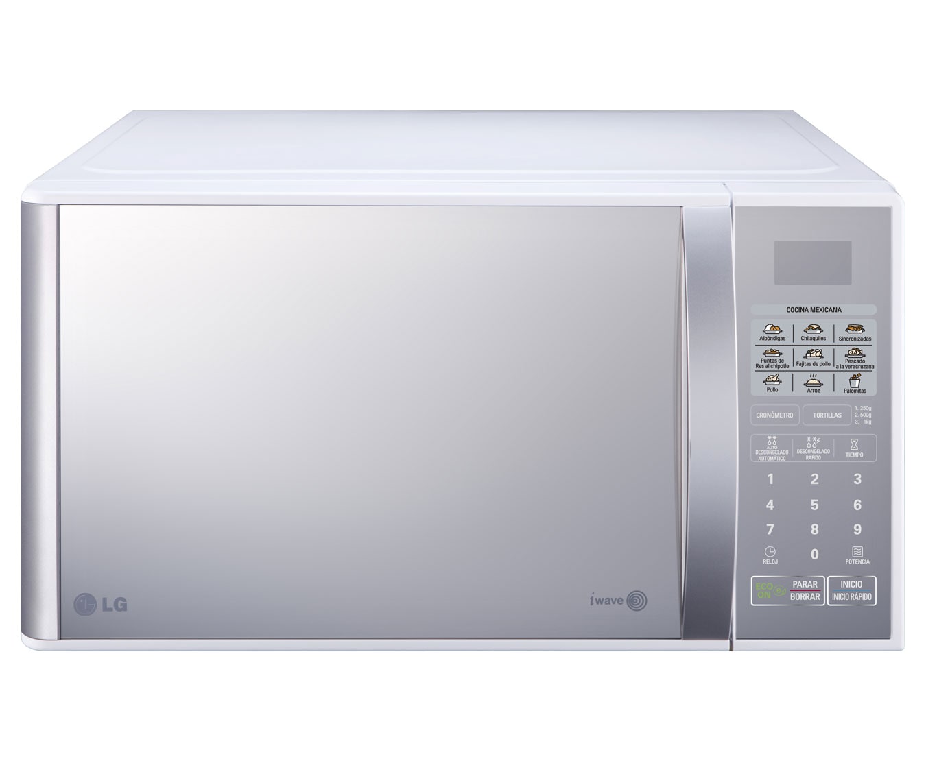LG HORNO DE MICROONDAS LG SOLO 1.1 pies³ ESPEJO WHITE, MS1143BWM