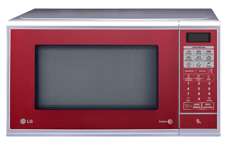 LG HORNO DE MICROONDAS LG SOLO 1.4 PIES³ ROJO, MS1443SR