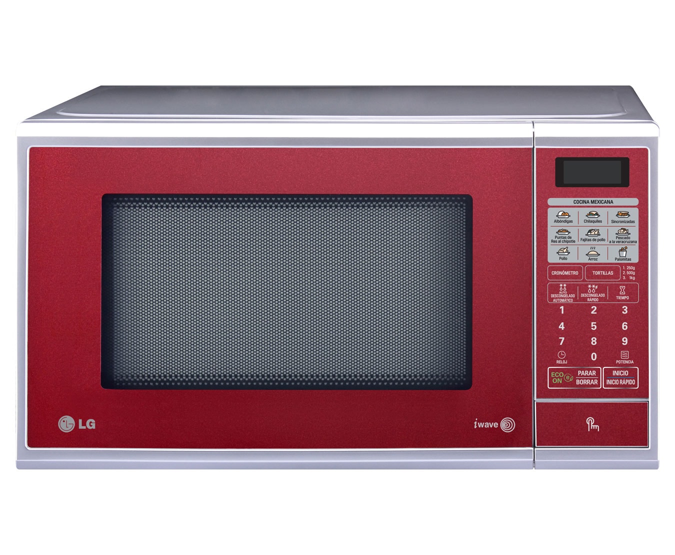 LG HORNO DE MICROONDAS LG SOLO 1.4 PIES³ ROJO, MS1443SR