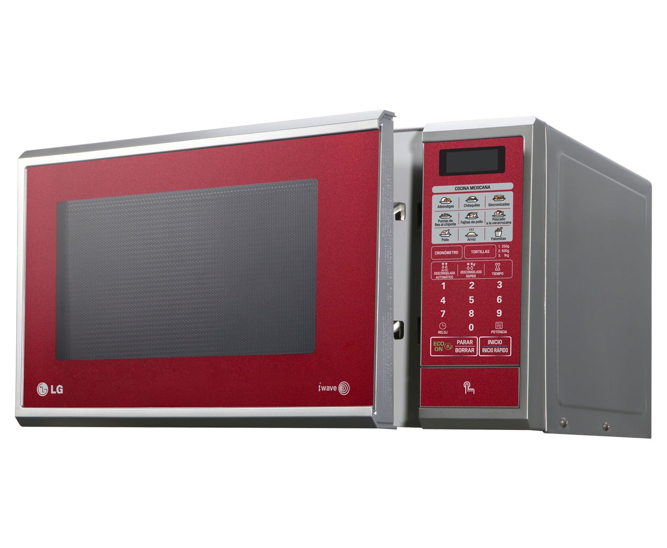 LG HORNO DE MICROONDAS LG SOLO 1.4 PIES³ ROJO, MS1443SR