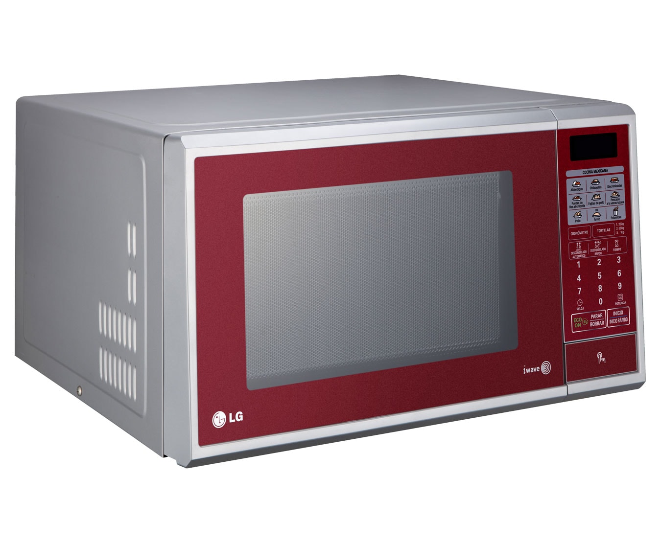 LG HORNO DE MICROONDAS LG SOLO 1.4 PIES³ ROJO, MS1443SR