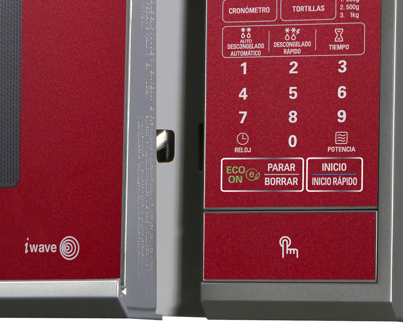 LG HORNO DE MICROONDAS LG SOLO 1.4 PIES³ ROJO, MS1443SR