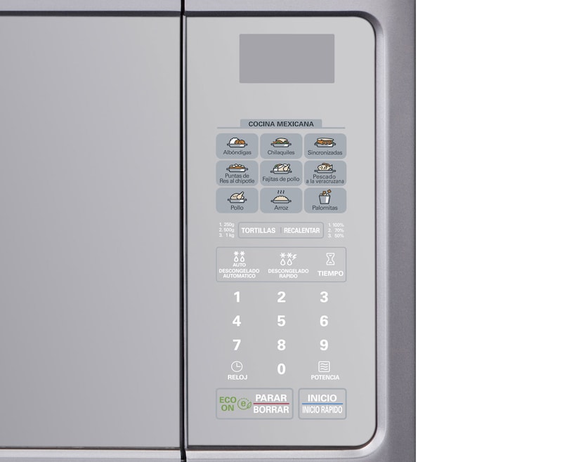 LG HORNO DE MICROONDAS LG SOLO 2.0 PIES3 - SILVER, MS2043GS