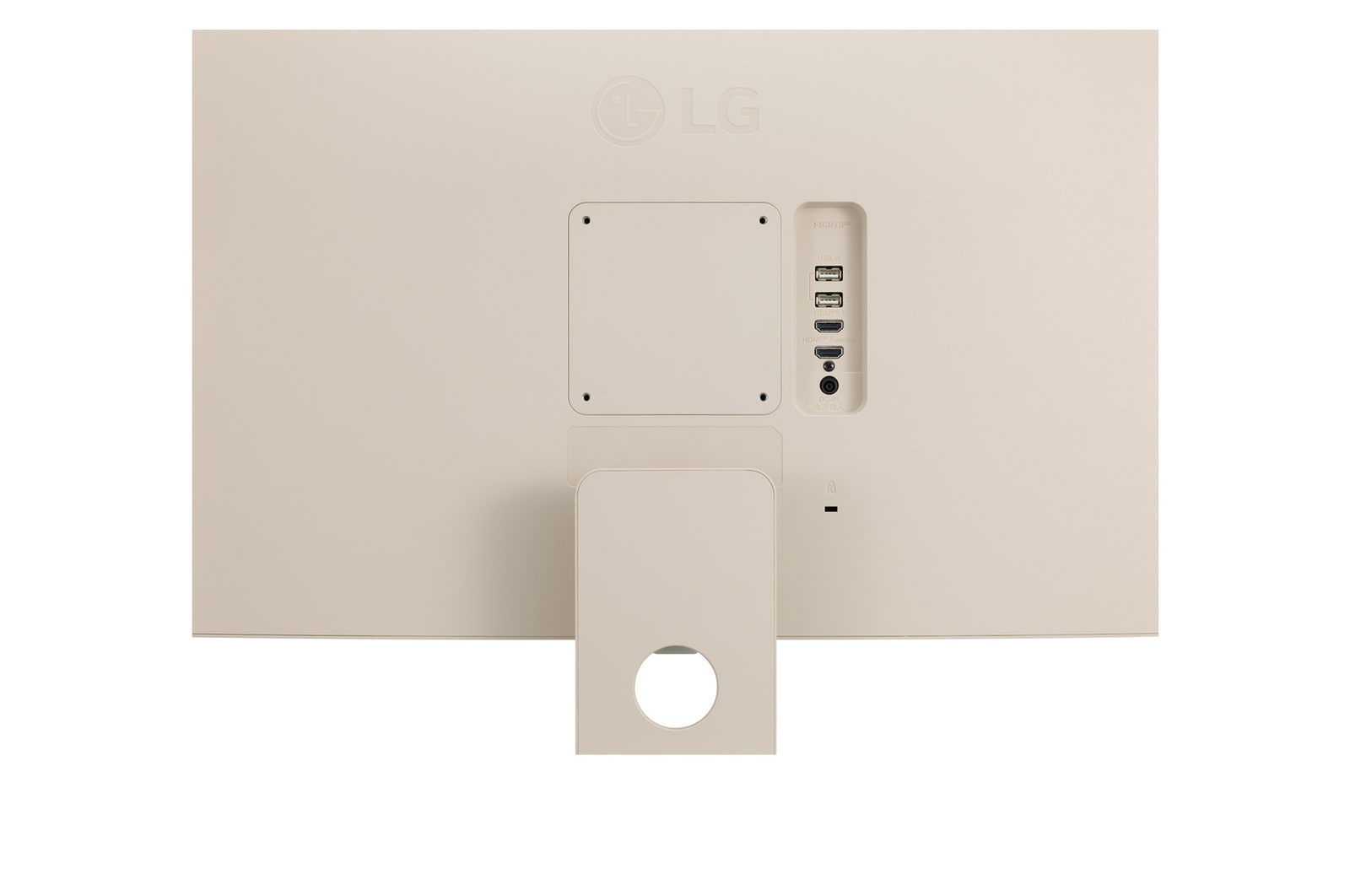 close-up view of ports