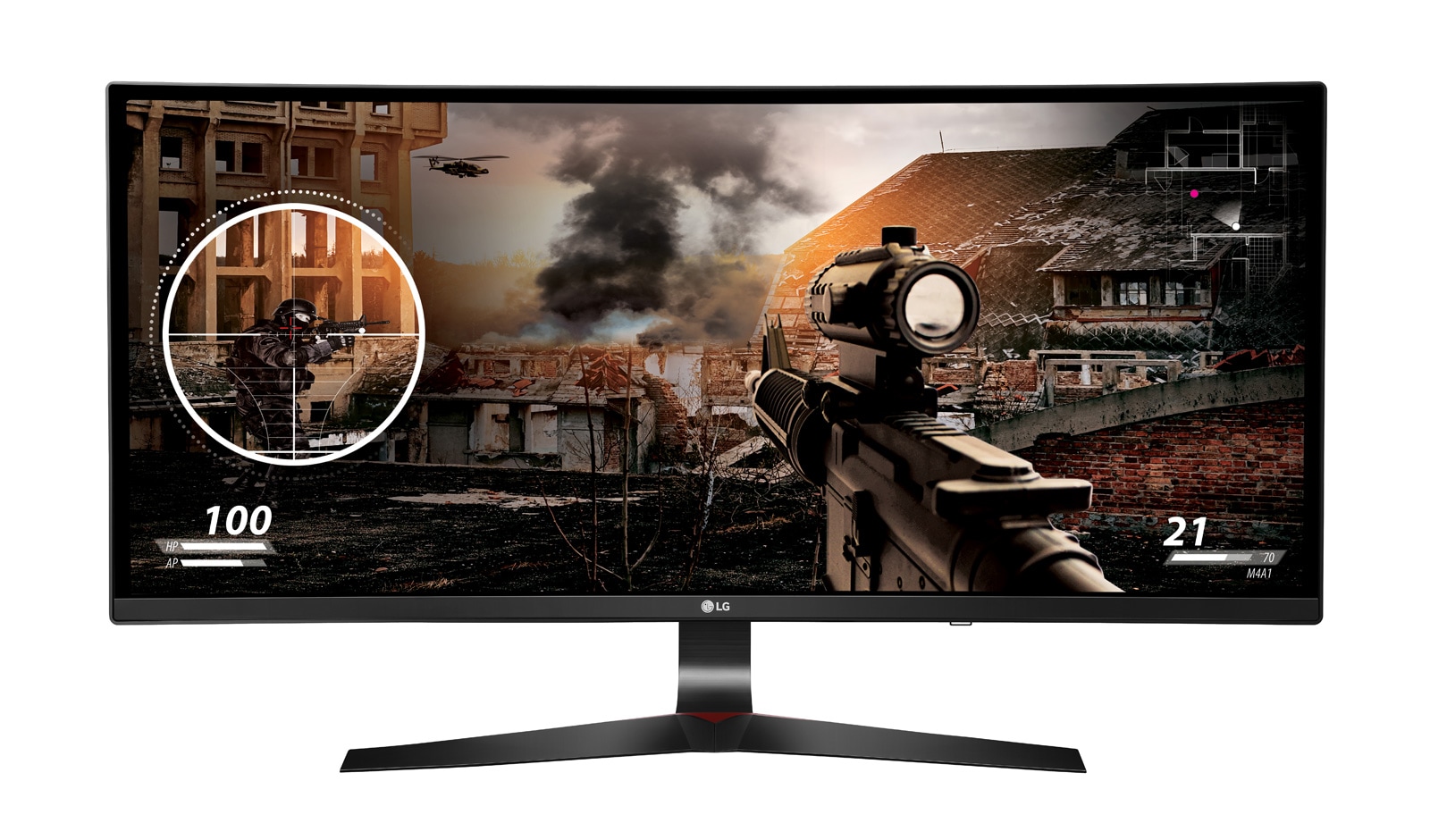 LG Monitor UltraWide 21:9 Curvo-Gaming, 34UC79G