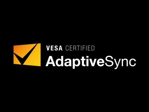 Logotipo de AdaptiveSync con certificación VESA.