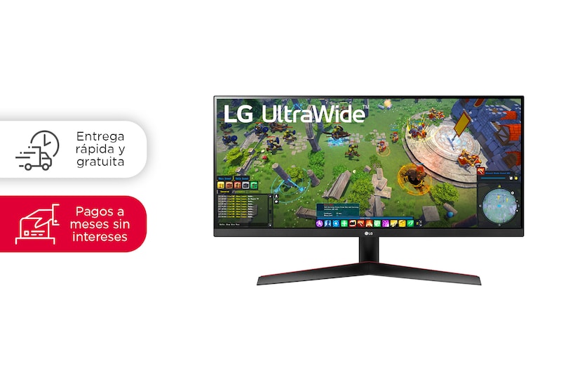 LG 29" UltraWide™ Full HD HDR IPS Monitor, 29WP60G-B
