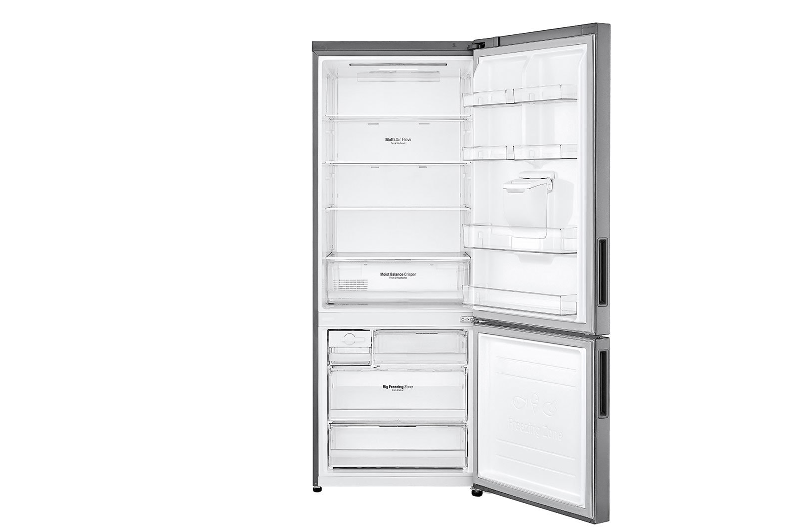 LG Refrigerador 17 pies cúbicos Bottom Mount 2 Puertas, GB45SPP