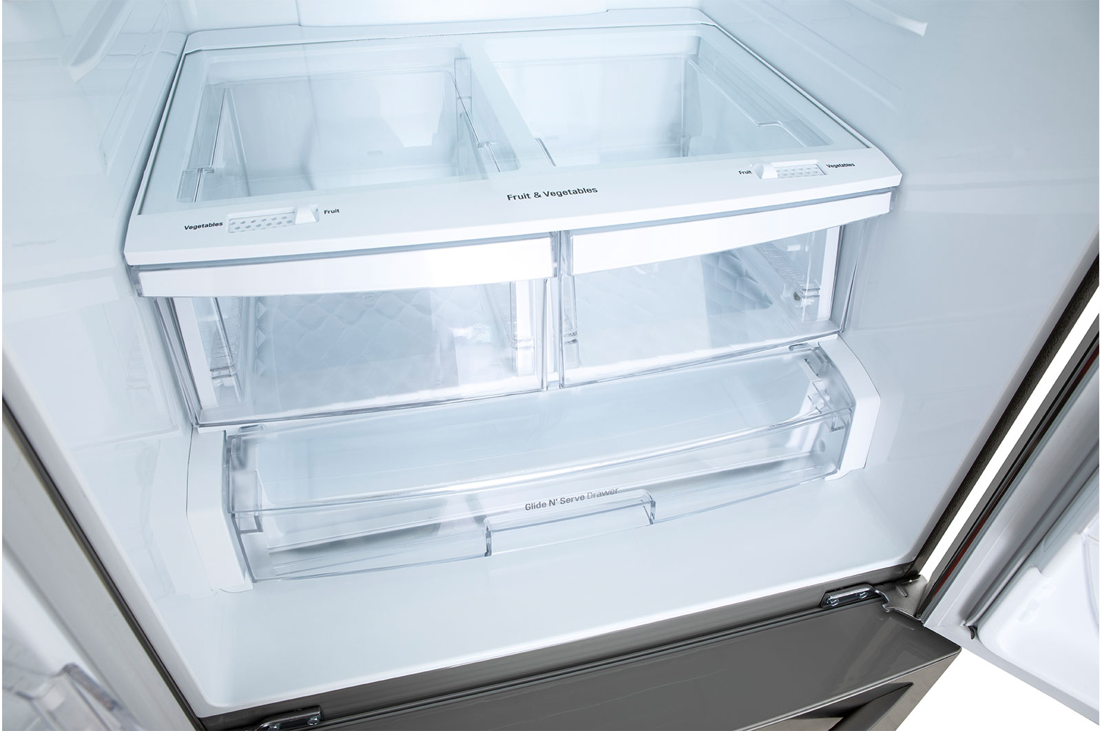 LG Refrigerador 22 pies cúbicos French Door 3 Puertas, GM22BIP