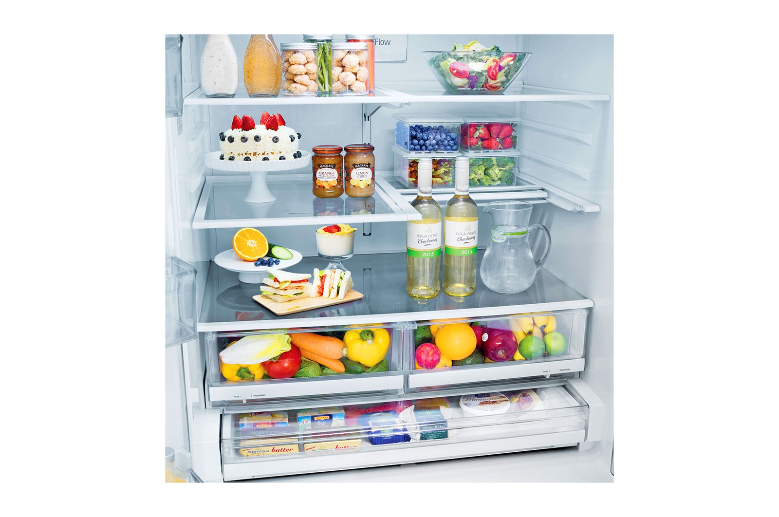 LG Refrigerador 28 pies cúbicos Instaview™ French Door 3 Puertas, GM28XID