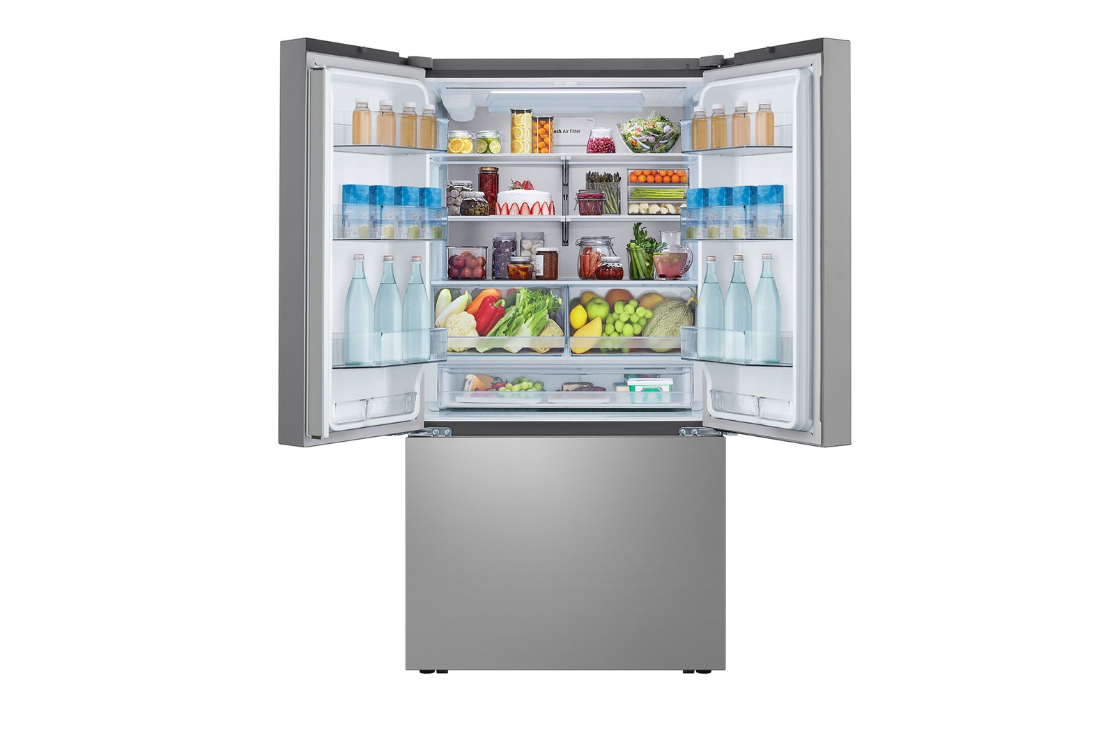 LG Refrigerador French Door 32 pies cúbicos con Fábrica de Hielo, GM90BIP