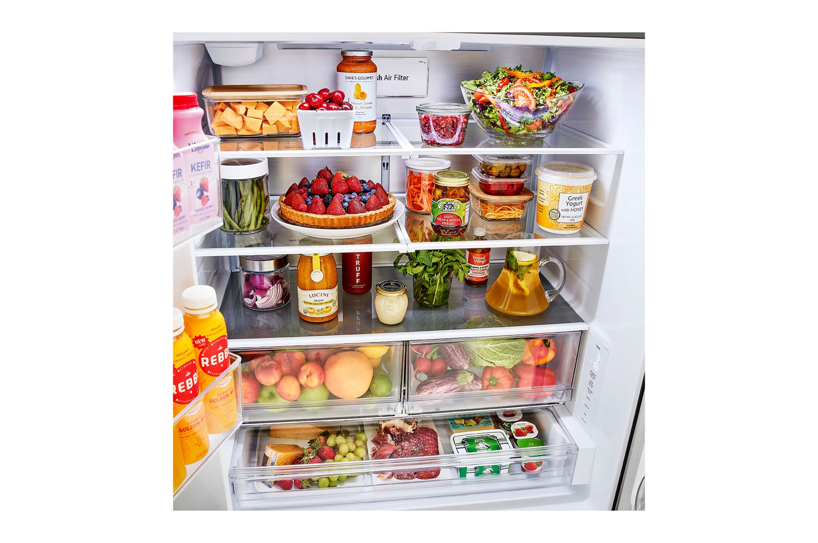 LG Refrigerador French Door 32 pies cúbicos con Fábrica de Hielo, GM90BIP