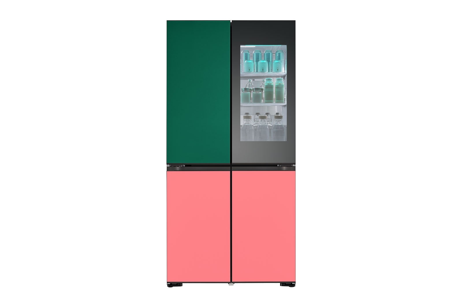 LG Refrigerador LG InstaView™​con MoodUP™ 22 pies cúbicos | Configura los colores de luz LED y reproduce música con LG ThinQ, GM92BVM