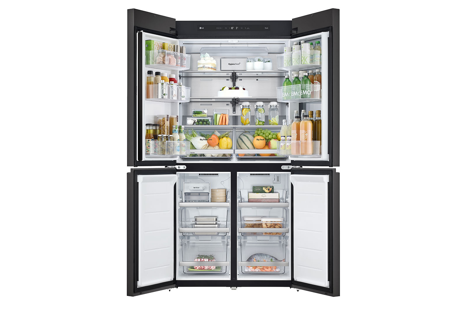 LG Refrigerador LG InstaView™ Color Rosa Inteligente 22 piés cúbicos |LINEAR INVERTER, LM92BVJ