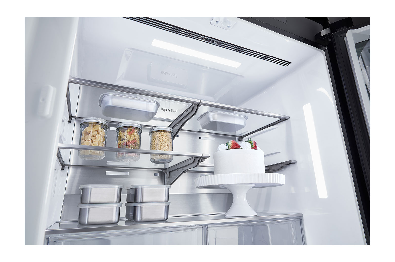 LG Refrigerador LG InstaView™ Color Rosa Inteligente 22 piés cúbicos |LINEAR INVERTER, LM92BVJ