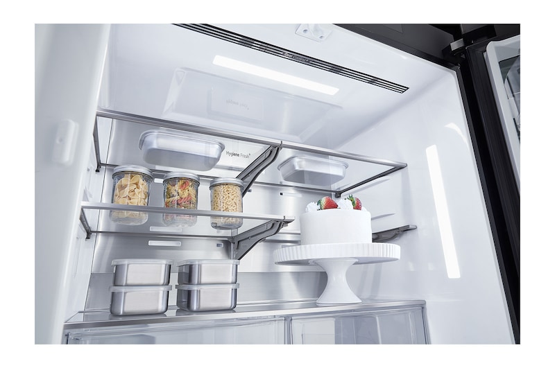 LG Refrigerador LG InstaView™ Color Rosa Inteligente 22 piés cúbicos |LINEAR INVERTER, LM92BVJ