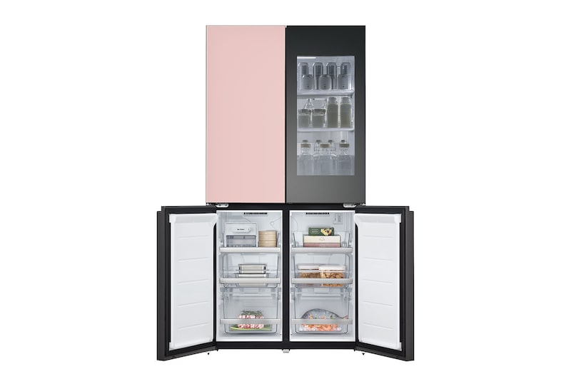 LG Refrigerador LG InstaView™ Color Rosa Inteligente 22 piés cúbicos |LINEAR INVERTER, LM92BVJ