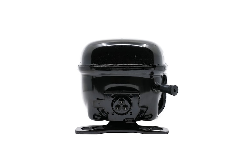 Vista frontal del compresor