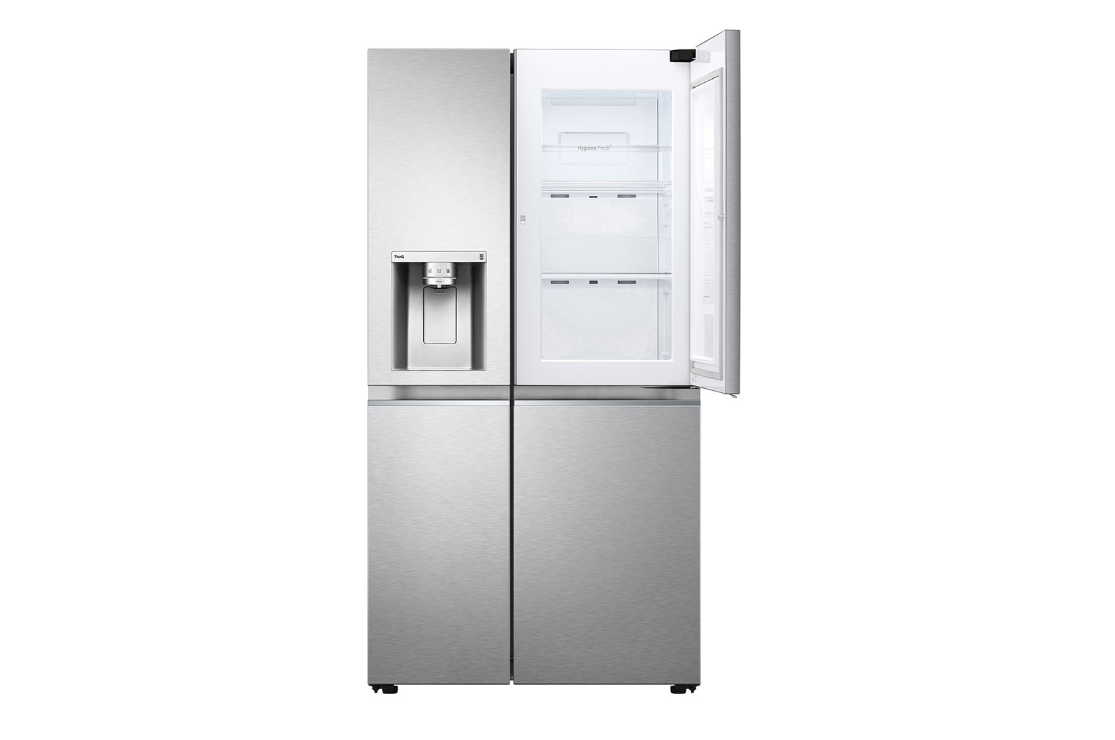 LG Refrigerador Duplex Door-in-Door Inteligente 22 pies cúbicos - Acero Inoxidable con Despachador de Agua y Hielos | LINEAR INVERTER, VS22JS