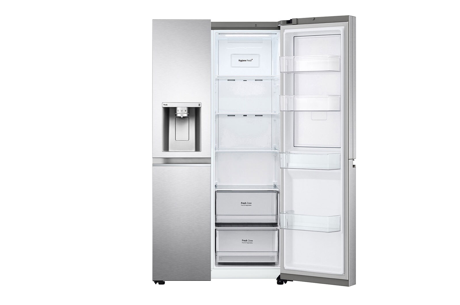 LG Refrigerador Duplex Door-in-Door Inteligente 22 pies cúbicos - Acero Inoxidable con Despachador de Agua y Hielos | LINEAR INVERTER, VS22JS