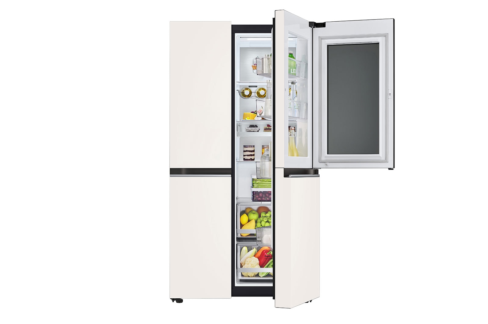LG Refrigerador 23 pies cúbicos InstaView™ Side by Side, VS23BQB