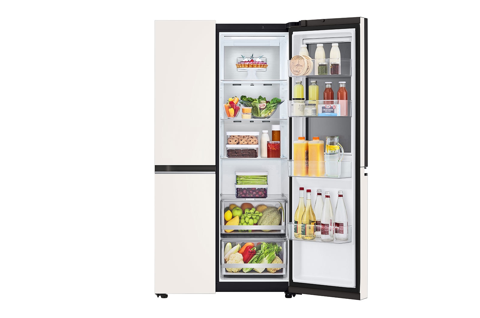 LG Refrigerador 23 pies cúbicos InstaView™ Side by Side, VS23BQB