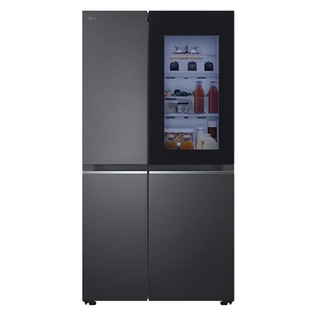 Refrigerador LG Instaview™ Side by Side 23 pies³ Negro Mate