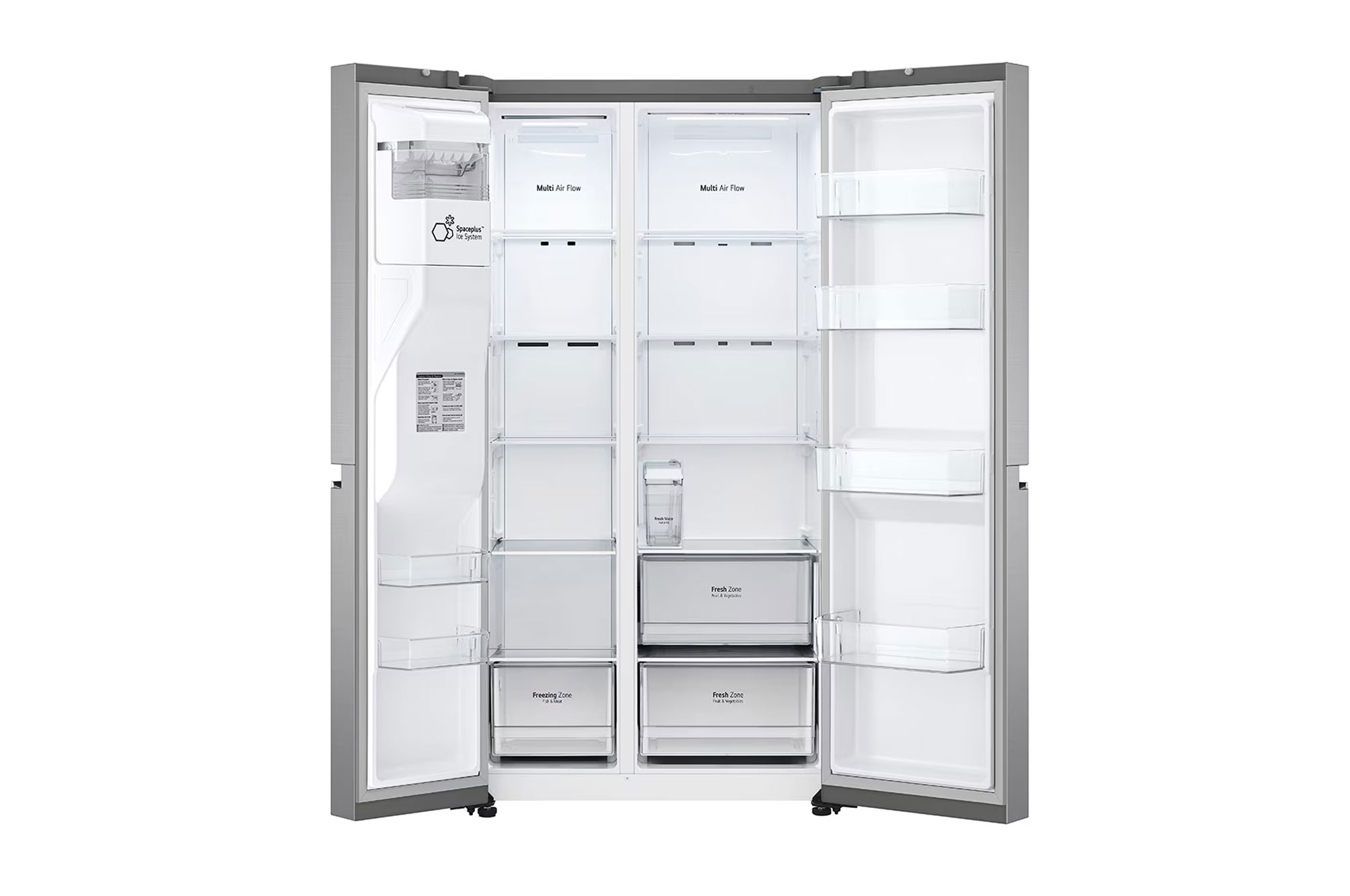 front view full door open without food