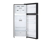 front view open door without food