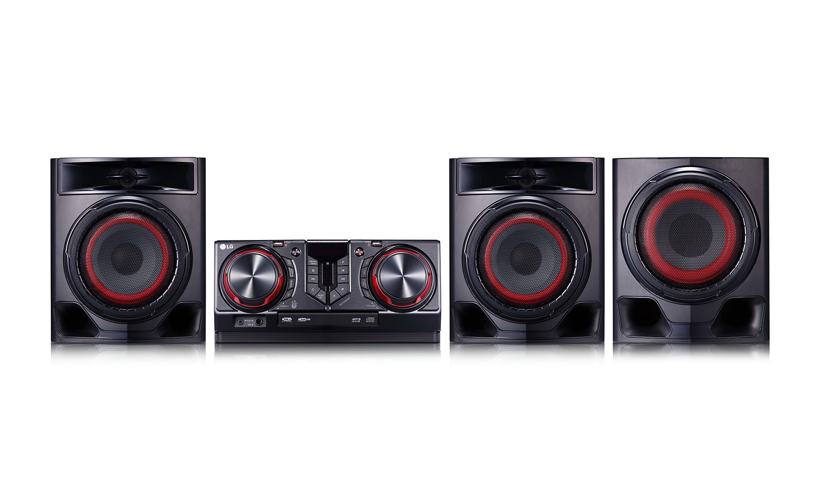 LG XBOOM Mini Componente CJ45 | 720W | Wireless Party Link | Multi Bluetooth | Radio FM, CJ45