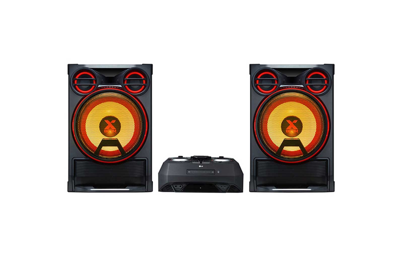 LG XBOOM Mini Componente CK99 | 5000W | Bocina explosiva | Pro DJ | Multi Color Party Lighting | Función Karaoke | Efectos vocales, CK99