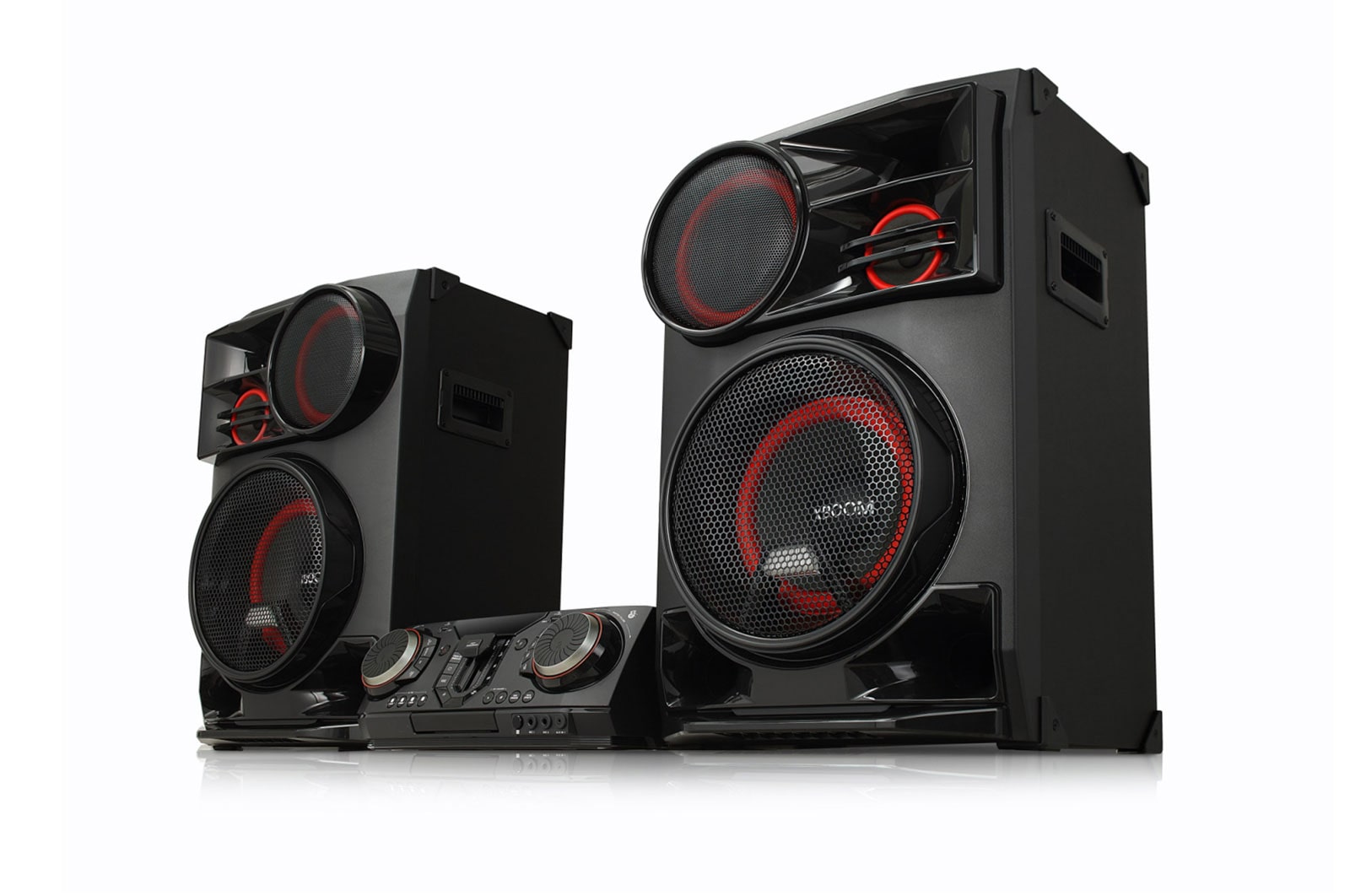 LG XBOOM Mini Componente CL98 | 3500W | Party Accelerator | Luces multicolor | DJ App | Función Karaoke, CL98