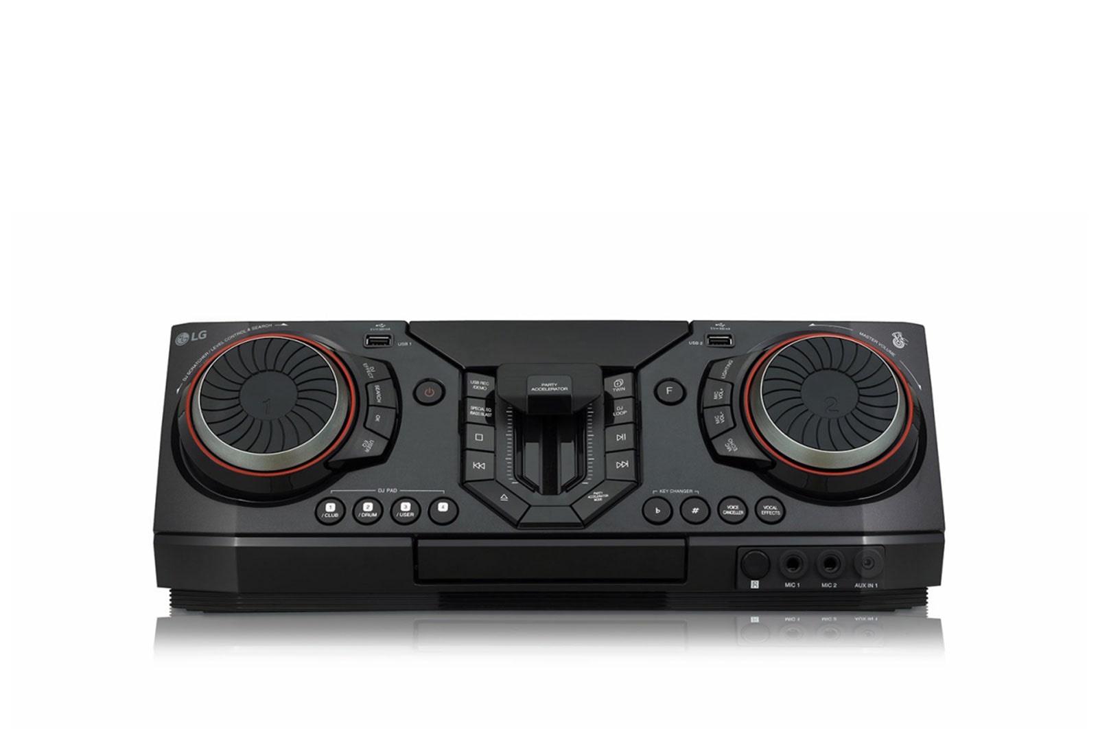 LG XBOOM Mini Componente CL98 | 3500W | Party Accelerator | Luces multicolor | DJ App | Función Karaoke, CL98