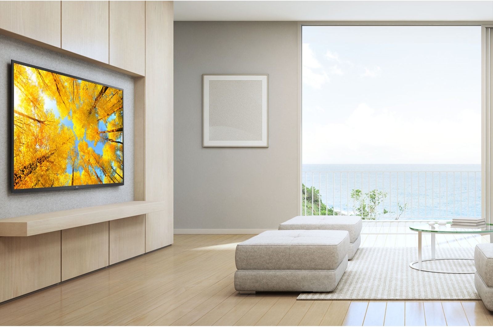 LG Pantalla LG UHD AI ThinQ 43" UQ75 4K Smart TV, 43UQ7500PSF