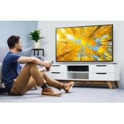 LG Pantalla LG UHD AI ThinQ 65" UQ74 4K Smart TV, 65UQ7500PSF