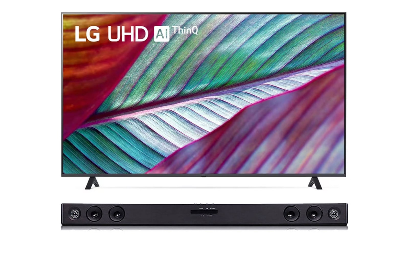 Front view with bundle