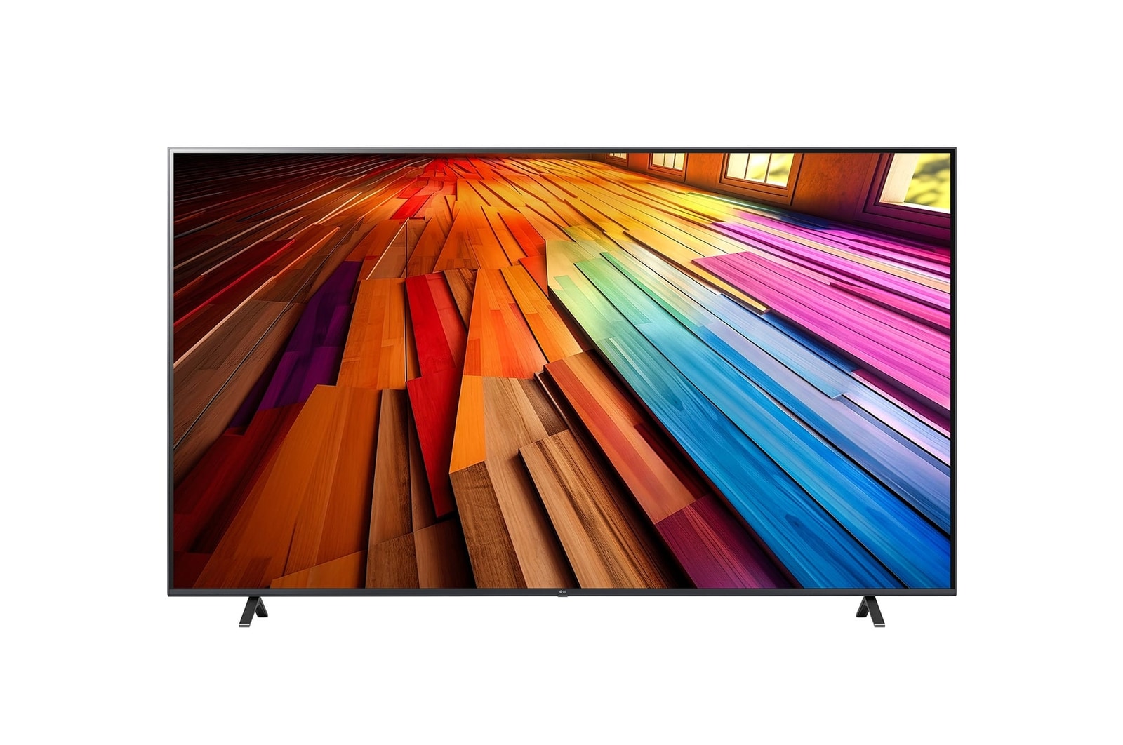 Front view of LG UHD TV, UT80