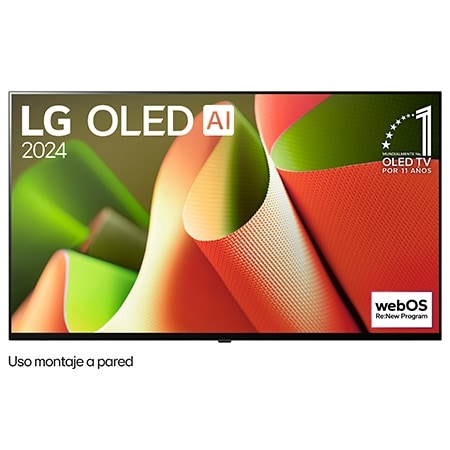 Pantalla LG AI OLED B4 65 pulgadas 4K SMART TV 2024 ThinQ AI