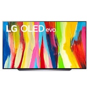 LG Pantalla LG OLED evo 83" C2 4K Smart TV con ThinQ AI, OLED83C2PSA