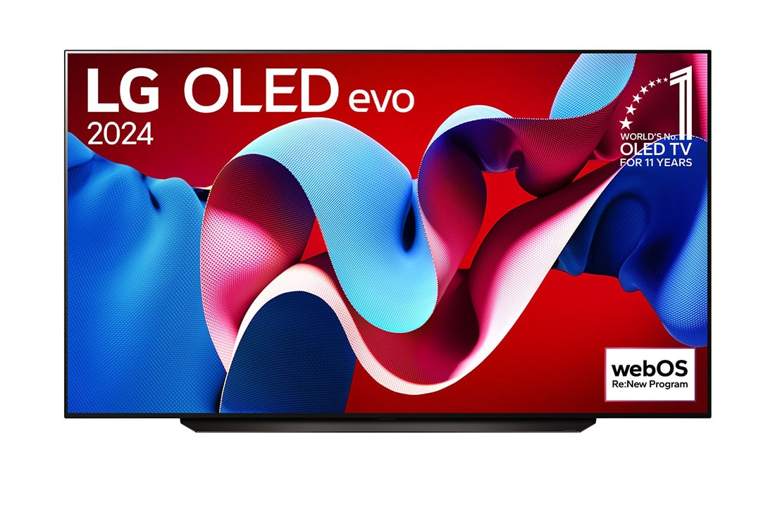 LG Pantalla LG OLED evo 83 pulgadas 4K SMART TV 2024 ThinQ AI, OLED83C4PSA