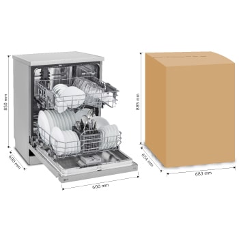 LG Lavavajillas LG QuadWash™ Libre de Empotre, LFDFD4441T