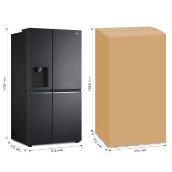 LG Refrigerador Side by Side 22pies³ DoorCooling, VS22JNT
