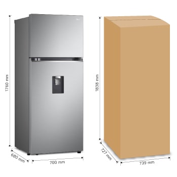 LG Refrigerador Top Freezer 14 pies³ Inverter, VT40WP
