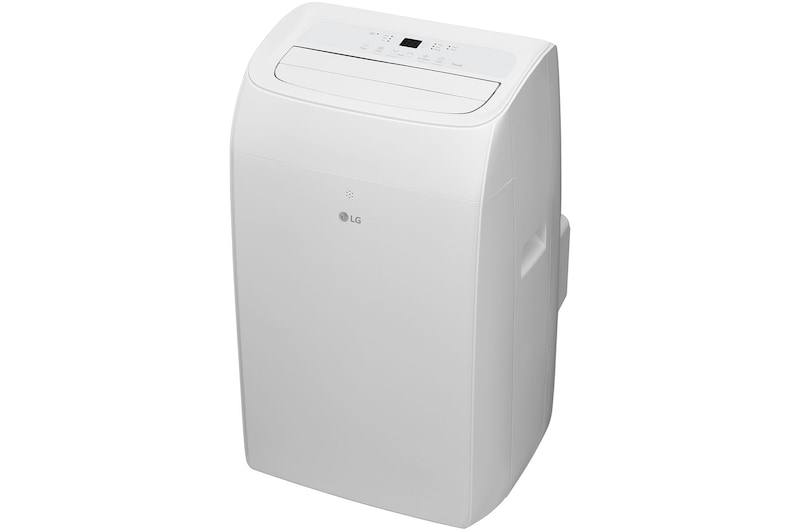 Right-side view of a portable air conditioner